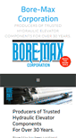 Mobile Screenshot of bore-max.com