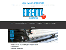 Tablet Screenshot of bore-max.com